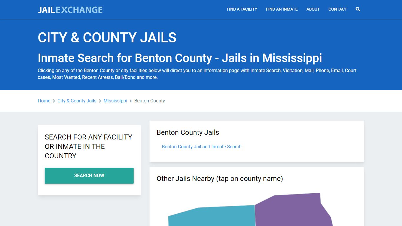 Inmate Search for Benton County | Jails in Mississippi - Jail Exchange